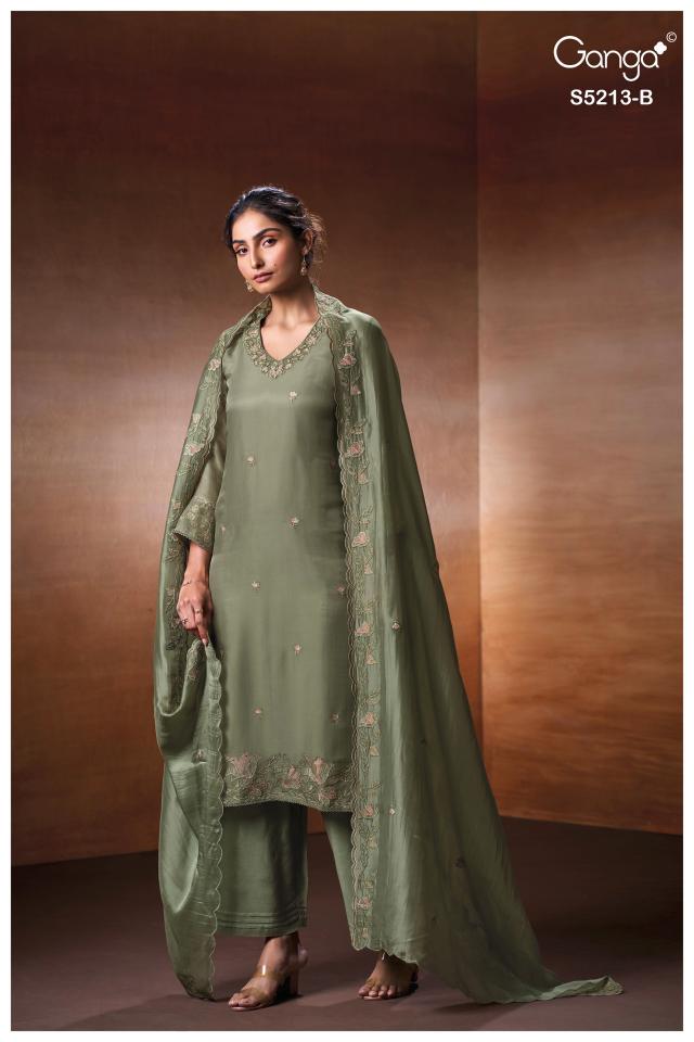 Ganga binaesa 5213 wholesale dress materials in chennai